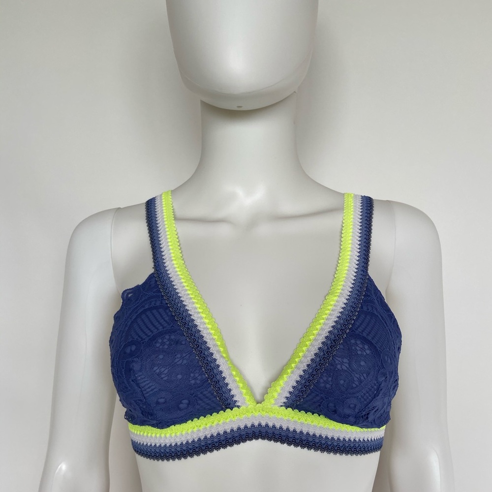 Free People Mika Lace Colorblock Bralette